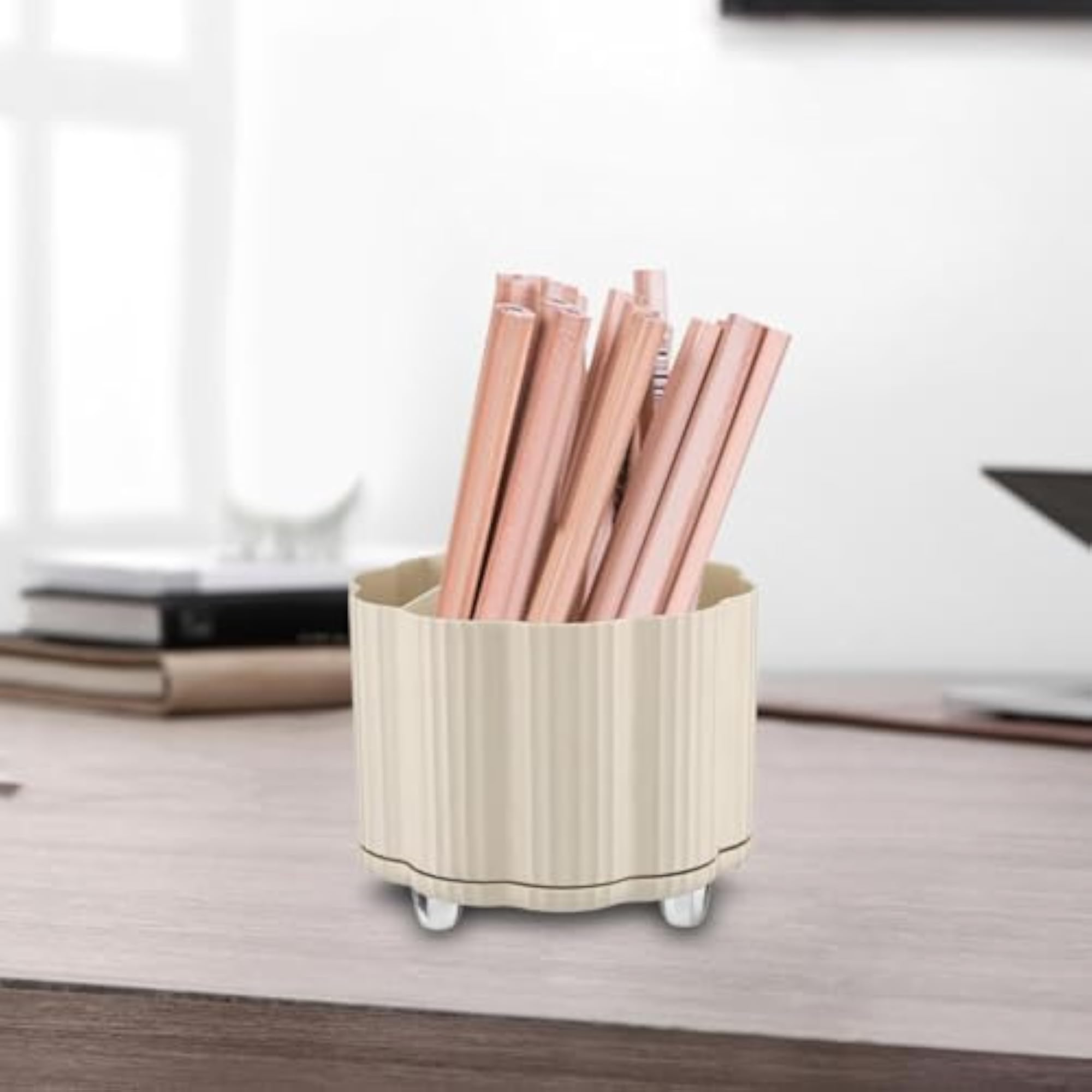 360° Rotating Makeup Brush Holder